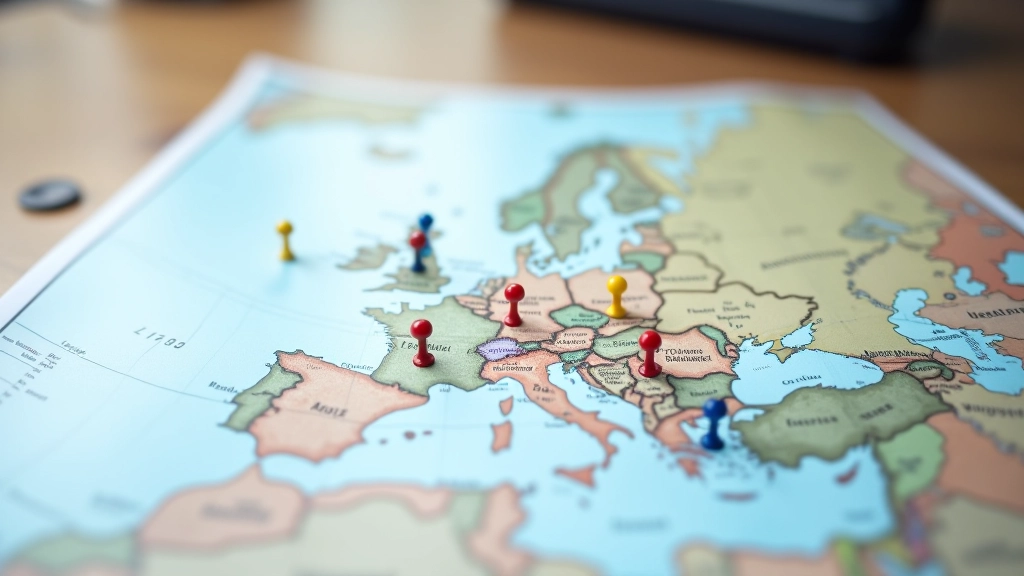 Mapa Evropy s vyznačením hlavních obchodních partnerů České republiky